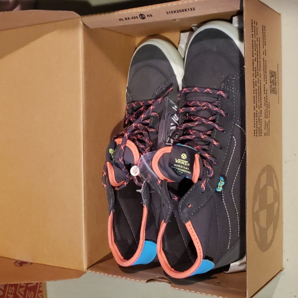 Vans Lizzie Hi Top gray/neon